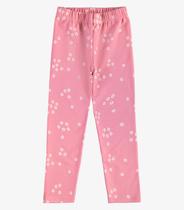 Calça Legging em Molecotton Rovi Kids Rosa