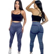 Calça legging Empina bum bum sem bolsos