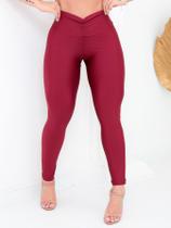 Calça Legging Empina Bumbum Academia Fitness Esportiva Cintura Alta