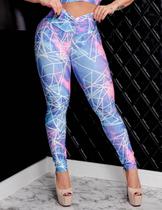 Calça Legging Empina Bumbum Academia Fitness Esportiva Estampada - Fitmoda