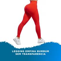 Calça Legging Empina Bumbum Sem Transparência Fitness LARANJA