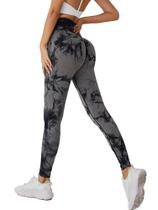 Calça Legging Empina Levanta Bumbum Academia Tie Dye Fitness