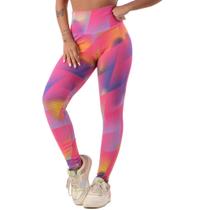 Calça Legging Estampada Suplex Academia Cós Alto