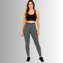 Calça Legging Feminina Cintura Alta- Basicamente Calça Legging Feminina Cintura Alta- Basicamente