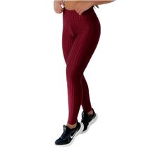 Calça Legging Feminina Cintura Alta Compressão Academia 3d - Time Fitness