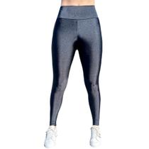 Calça Legging Feminina Cintura Média Calça Academia Musculação Cós Elástico Médio Fitness