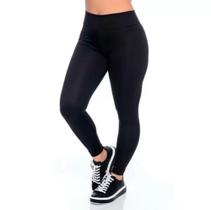 Calça Legging Feminina Cintura Media Suplex Básica Ideal Para Treino P a GG