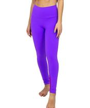 Calça Legging Feminina Cós Alto Roxa