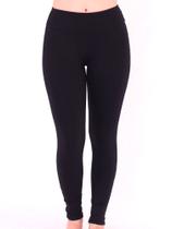 Calça Legging Feminina Cós Anatômico Fitness Preto