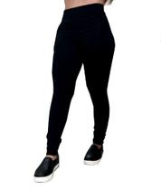 Calça Legging Feminina Cotton Cós Alto Modeladora P ao G3 Alta elasticidade Leg Academia Moda Fitness Esportiva Esportiva