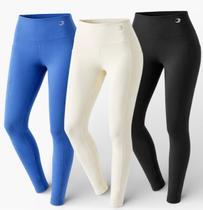 Calça Legging Feminina de Treino Poliamida Yoga Pilates Corrida Beach Tennis Academia Calça Legging Feminina de Treino Poliamida Yoga Pilates Corrida Beach Tennis Academia