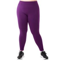 Calça Legging Feminina Fitness Microfibra Texturizada Sem Costura Plus Size Zee Rucci Calça Legging Feminina Fitness Microfibra Texturizada Sem Costura Plus Size Zee Rucci