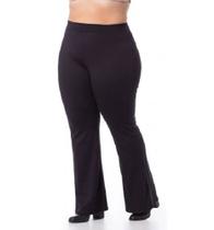Calça legging feminina flare bailarina