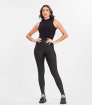 Calça Legging Feminina Fusô de Pezinho Select Preto