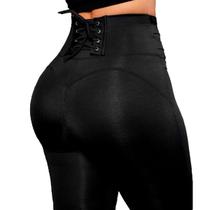 Calça Legging Feminina Grossa Empina Bumbum Cintura Alta