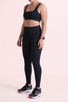 Calça legging feminina lupo basic 71392-001 canelada sem costura