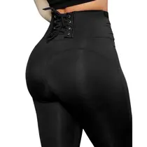 Calça Legging Feminina Modeladora Cintura Alta com detalhe em ilhós no bumbum-Conforto e Estilo