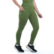 Calça Legging Feminina My Fitness Cós 360 Army Green Marcio May Sports Calça Legging Feminina My Fitness Cós 360 Army Green Marcio May Sports