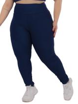 Calça Legging Feminina Plus Size G1 G2 G3 G4 Suplex Costura Reforçada Donna Martins