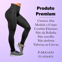 Calça Legging Feminina Preta Cintura Alta