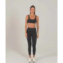 Calça Legging Feminina Running Bolso Alto Giro Calça Legging Feminina Running Bolso Alto Giro