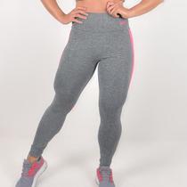 Calça Legging Feminina Suplex Esportiva para Academia / Yoga Cinza e Preto Calça Legging Feminina Suplex Esportiva para Academia / Yoga Cinza e Preto