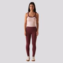 Calça Legging Fila Life Core Feminino Vinho Calça Legging Fila Life Core Feminino Vinho