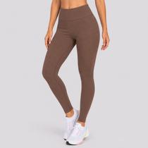 Calça Legging Fila Life Ribbed III Feminina Marrom Calça Legging Fila Life Ribbed III Feminina Marrom