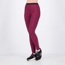 Calça Legging Fila Train Elastic V Feminina Bordô
