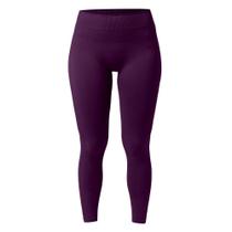 Calça Legging Fit She Em Microfibra Fitness Sem Costura Para Academia Caminhada Esporte