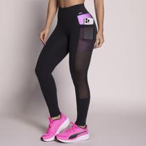 Calça Legging Fitness Academia Bolso Lateral Selene 24657 Calça Legging Fitness Academia Bolso Lateral Selene 24657