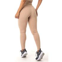Calça Legging Fitness Academia Jacquard Textura Geada Calça Legging Fitness Academia Jacquard Textura Geada