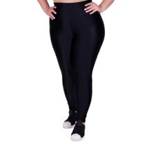 Calça Legging Fitness Cintura Alta Cirrê 3D Plus Size Feminino Laura