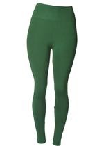 Calça Legging Fitness Cintura Alta Suplex Verde M - NETTUNO