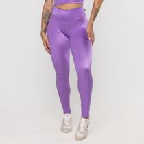 Calça Legging Fitness Feminina Cintura Alta Textura Brilho Calça Legging Fitness Feminina Cintura Alta Textura Brilho