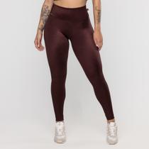 Calça Legging Fitness Feminina Cintura Alta Textura Brilho Calça Legging Fitness Feminina Cintura Alta Textura Brilho
