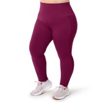Calça Legging Fitness Plus High Rise Marsala Zee Rucci Calça Legging Fitness Plus High Rise Marsala Zee Rucci