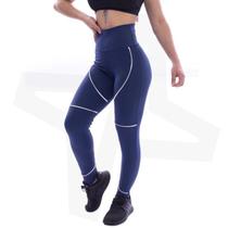 Calça legging fitness (vivo) azul 6230