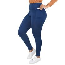 Calça Legging Flanelada Feminina Com Bolso Térmica Forrada Suplex Cós Alto Calça Legging Flanelada Feminina Com Bolso Térmica Forrada Suplex Cós Alto