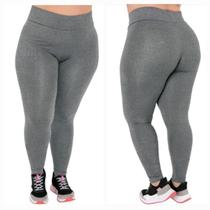 Calça legging Flanelada Feminina - Legg Suplex Peluciada Plus Size