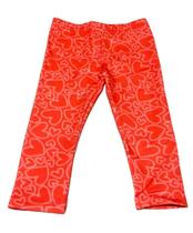 Calça Legging Flanelada Infantil Estampa De Coração Brandili Calça Legging Flanelada Infantil Estampa De Coração Brandili