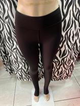 Calça legging flanelada