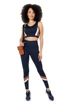 Calça Legging Graphene Cintura Alta Azul