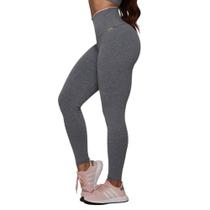 Calca Legging Heart Bicolor Mescla Com Blush Moving Fitness