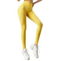 Calça Legging Hupana Sports Levanta Bumbum Cintura Alta Sem Costura