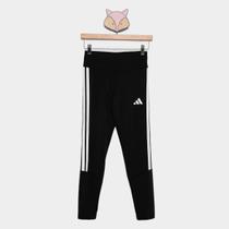 Calça Legging Infantil Adidas 3 Stripes Menina