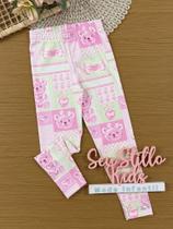 Calça Legging Infantil Cinti Verão Colorida Docinhos