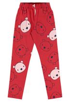 Calça Legging Infantil em Cotton Bee Loop