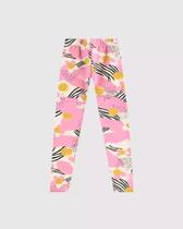 Calça Legging Infantil Estampada Em Moletom Stretch Flanelado Malwee Kids Cor:RosaTamanho:6 Calça Legging Infantil Estampada Em Moletom Stretch Flanelado Malwee Kids Cor:RosaTamanho:6