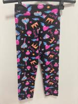 Calça legging infantil estampada feminino